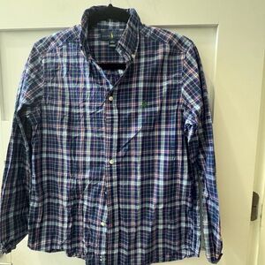 Ralph Lauren Multicolor Plaid Button-Down Shirt size L